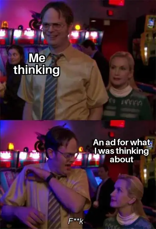 Me thinking MEME - Dwight