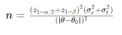 Per group sample size 2