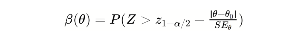 Two sided wald test 1